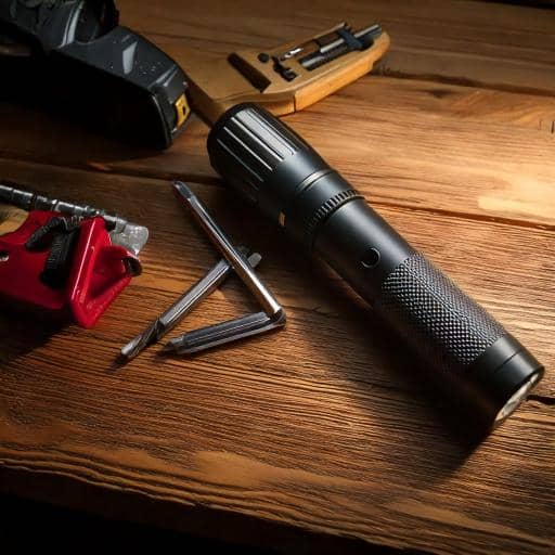 a tool set on a table